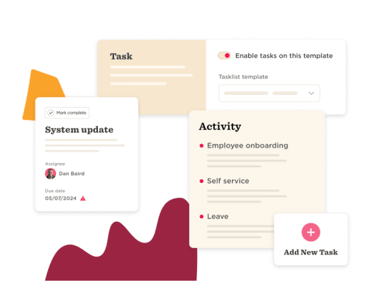 Automated workflows, tasks