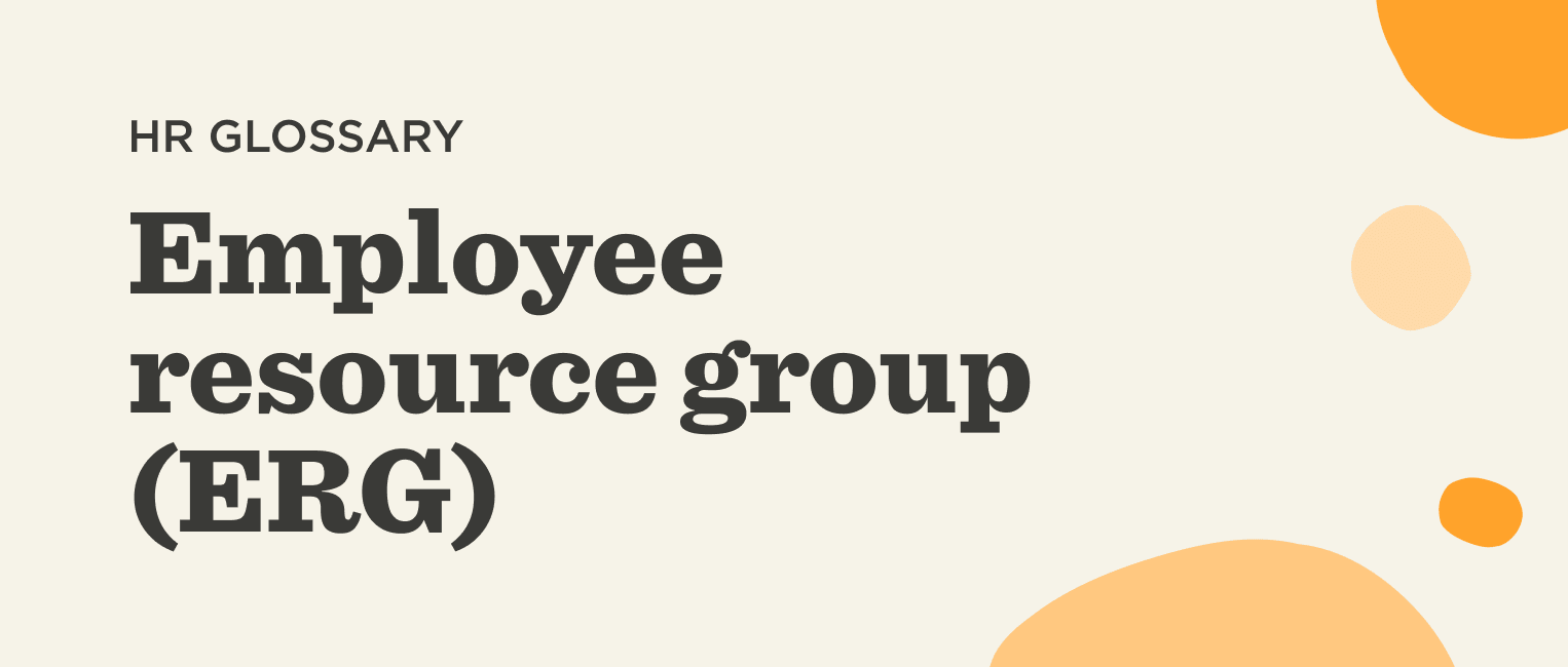 employee resource group (ERG)