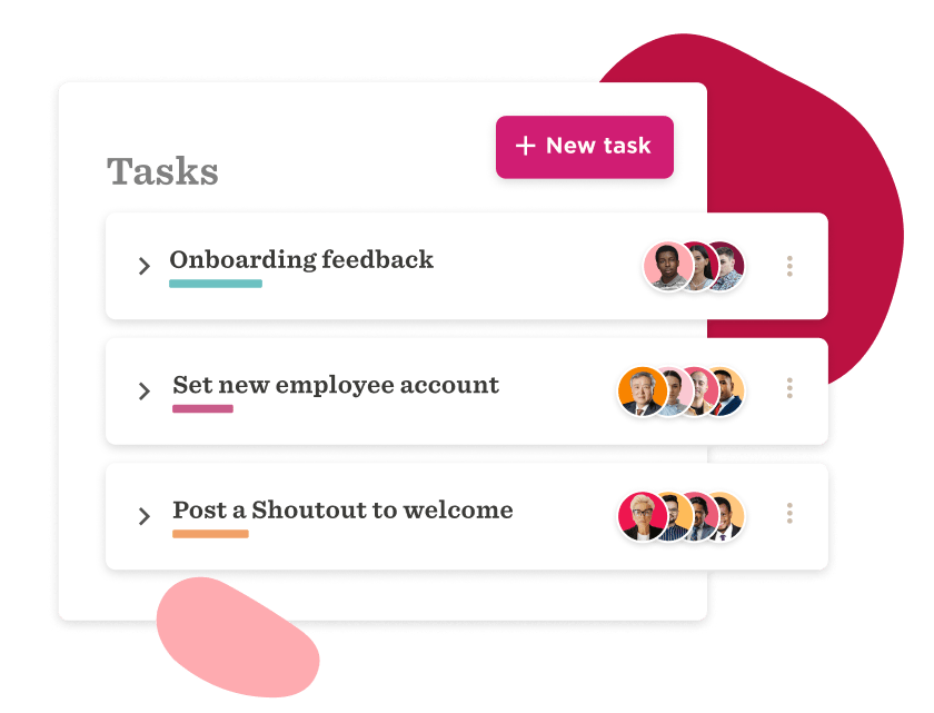 Task list, New task